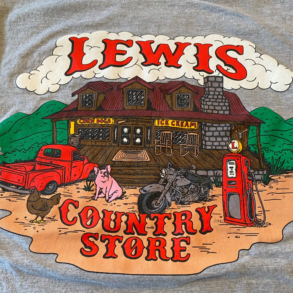 Lewis County Store Gas Station Shirt